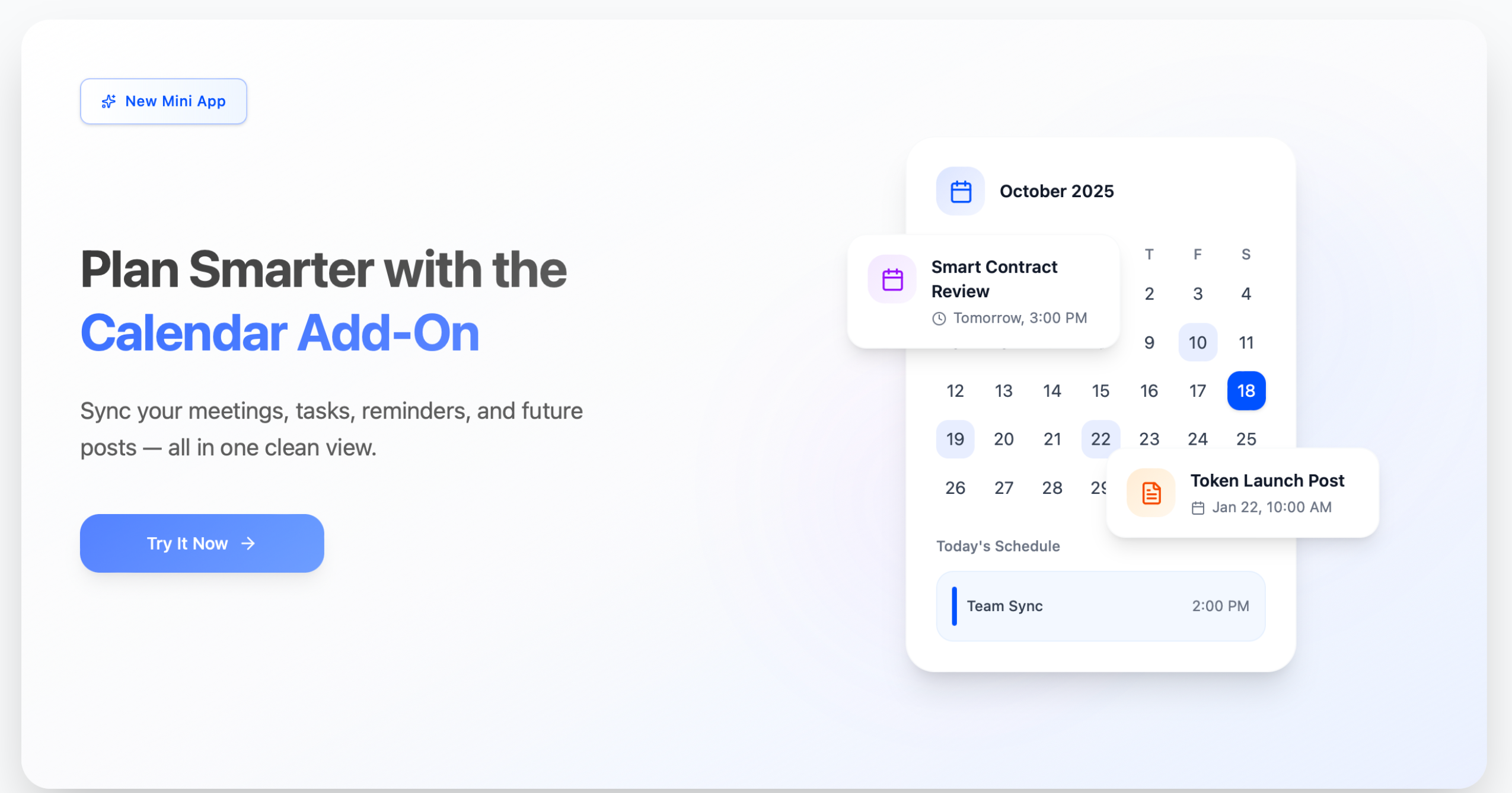 BaseTime - Onchain Social Calendar - Farcaster Mini Apps